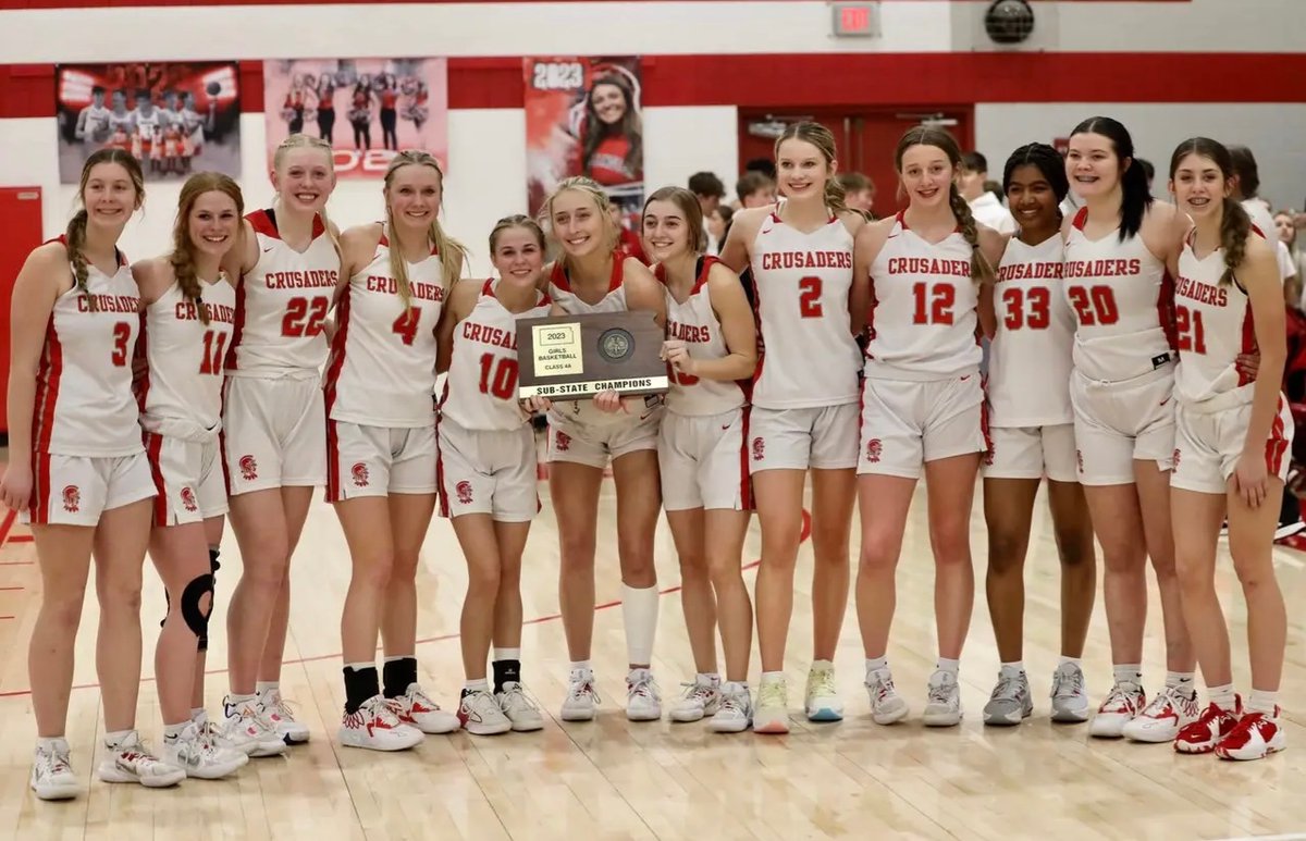 Heading back to Salina. Congratulations ladies!
#ProudCoach #LadyCrusaderBasketball