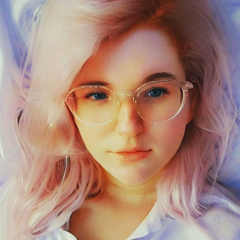maybesatan's tweet photo. Haven't posted anything in a while but I still exist. I think. 

#selfie #Glasses #pinkhair https://t.co/xgiGaOUcfX