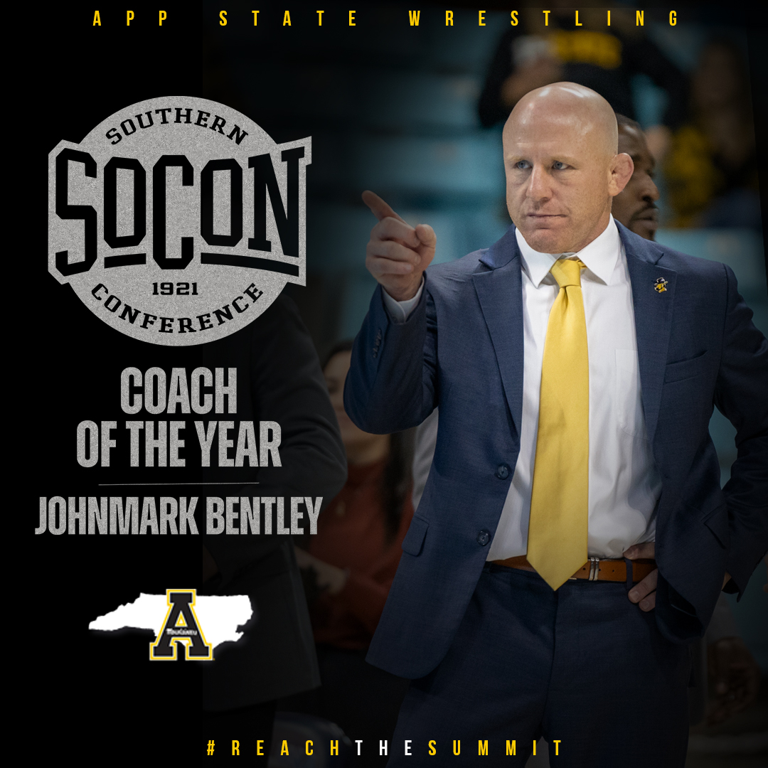 𝗦𝗼𝗖𝗼𝗻 𝗖𝗼𝗮𝗰𝗵 𝗼𝗳 𝘁𝗵𝗲 𝗬𝗲𝗮𝗿 🏆

Congrats to @CoachJMBentley on being named SoCon Coach of the Year for the sixth time in his 14 seasons leading the Mountaineers!

#ReAchTheSummit