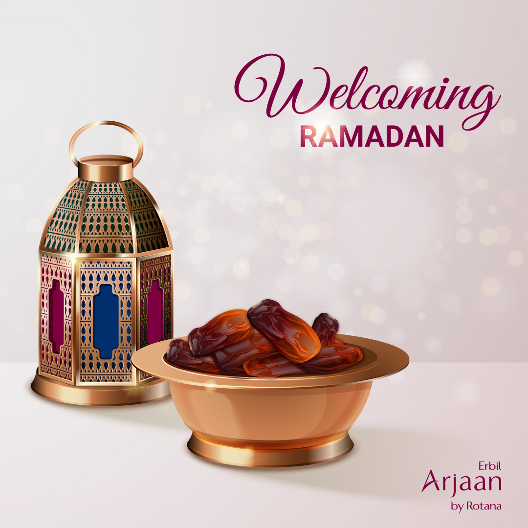 ErbilArjaan's tweet photo. Welcoming Ramadan and wishing you a blessed month!
Experience the taste of tradition this Ramadan with our flavorful dishes.
Stay Tuned for our packages.
#ErbilArjaan #Ramadan2023 #StayTuned #RotanaHotels https://t.co/yw7cmIeyDy