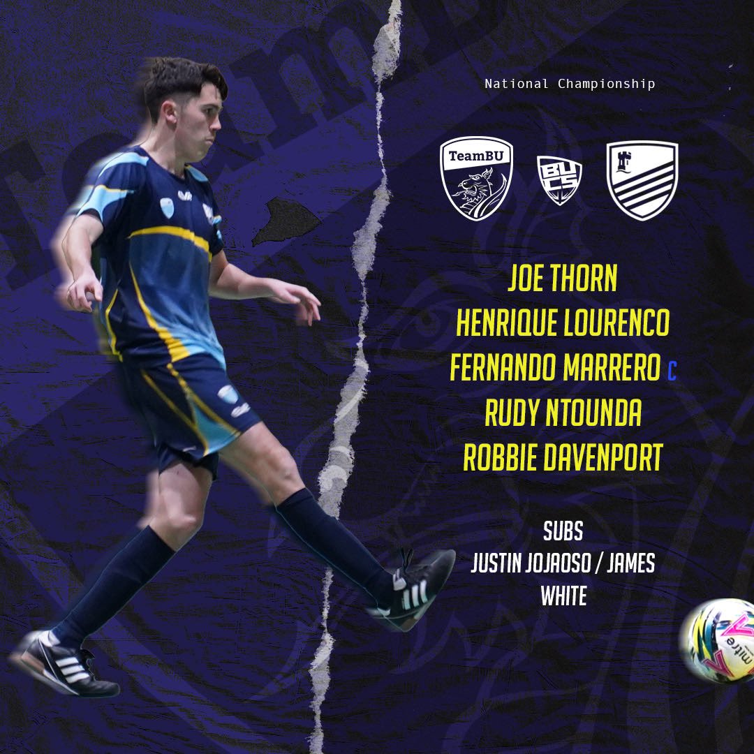 TeamBuFutsal's tweet photo. This is how the first team line up against Nottingham in the National Championship.

After a unlucky few games lets see if the Team can turn things around and move on into the next round. 🏆

VAMOS 💙💙

#sportbu #teambusport #bufutsal #teambusport #highperformance https://t.co/2MbyUxhOfK