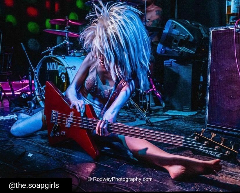 Reposted from @the.soapgirls Rock is #wild #basslove #thesoapgirls camera @rodwey3