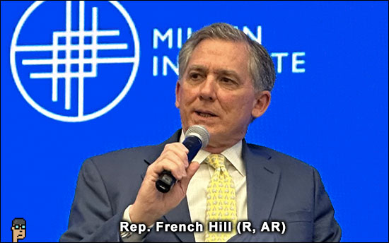 Rep. French Hill Discusses Digital Assets legislation prospects at last week's @MilkenInstitute conference blockchaintipsheet.com/news/rep-frenc…