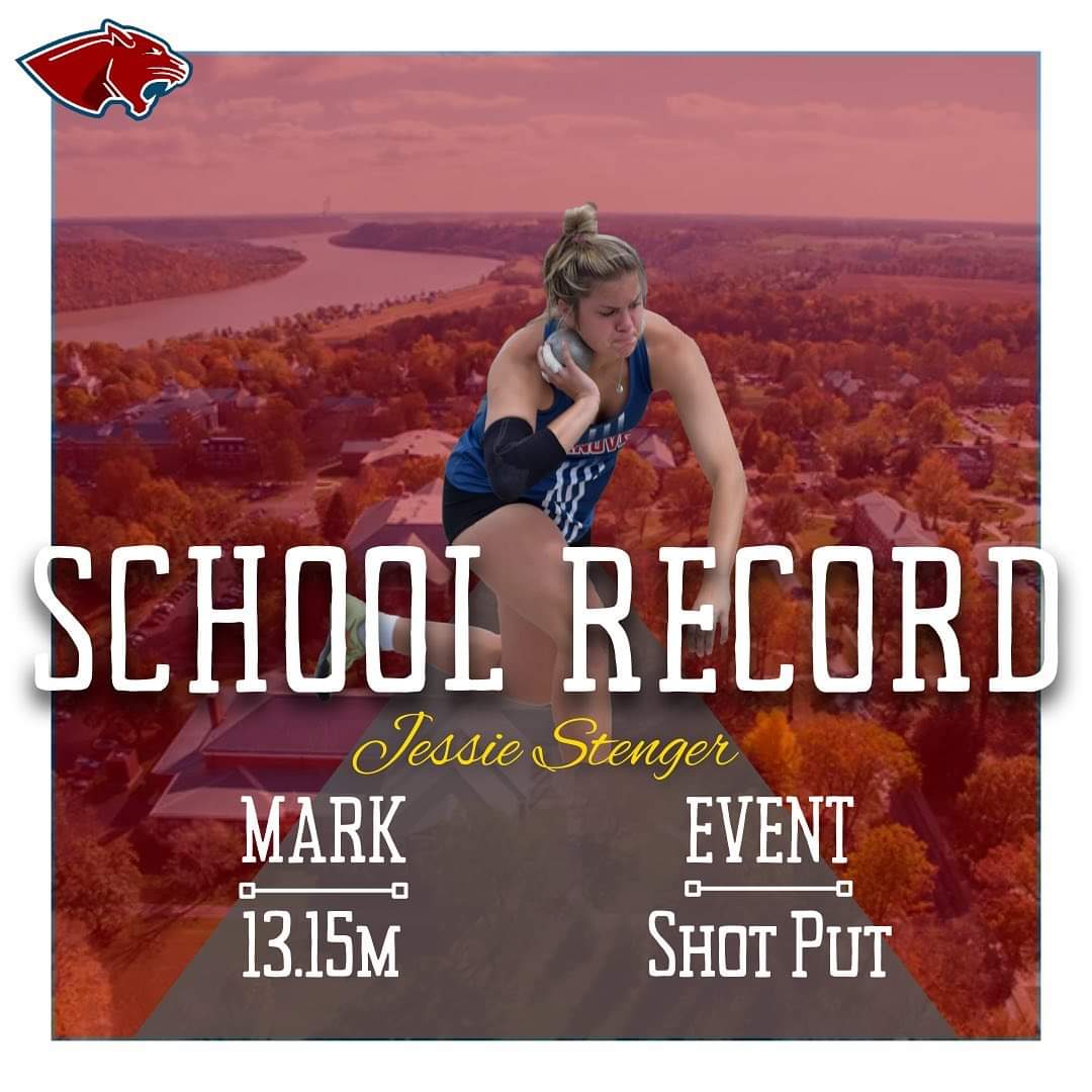 ECentralTrack's tweet photo. I took this picture from Jessie's Facebook page. Congratulations to one of ours for breaking the school record at Hanover College!!  It's so much fun watching our athletes be successful at the next level! Once a Trojan, always a Trojan!❤️🖤💪🔥

@ECTrojanSports @StengerJessie https://t.co/1bPwAhQuZZ