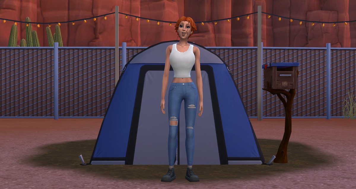 Lord_DudeBro's tweet photo. "Kichi's Super Life" Kichi: Ah yes...new body means...time to start my brand fresh new life. The first thing I need to do is...get some simoleons tips so I can eat something. Here hoping I don't suck too bad at playing the guitar. 😅 1/? #TheSims4 #ShowUsYourSims #TS4 #TheSims https://t.co/7euOT8dJeV
