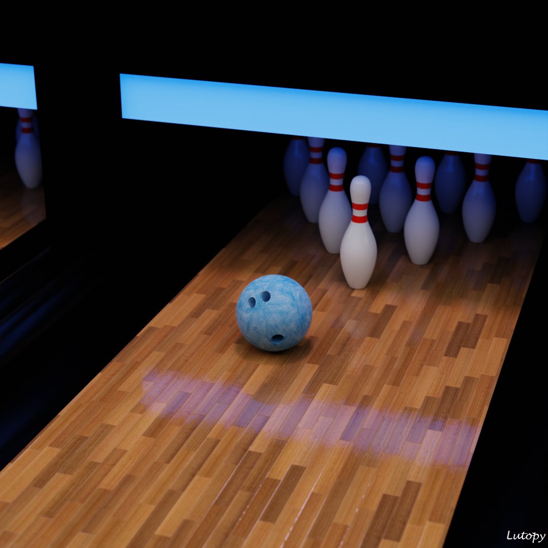 Lutopy_'s tweet image. Bowling 🎳

#blender3 #lowpoly #bowling #bowlingball