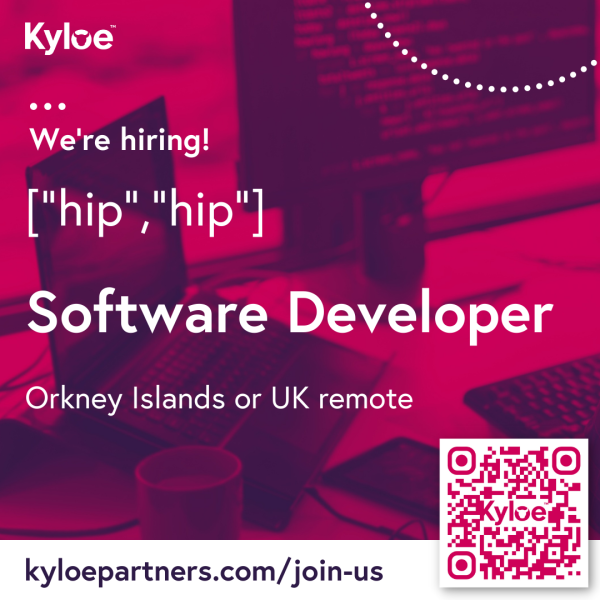 JoeJTanner's tweet photo. WE'RE HIRING! 👀

Are you interested in joining the Kyloe team as a software developer?

We're looking for someone with experience in writing software applications who enjoys collaboration and innovation 👩🏽‍💻

Work remotely across the UK or from our HQ in the beautiful Or... https://t.co/SILtybvruP