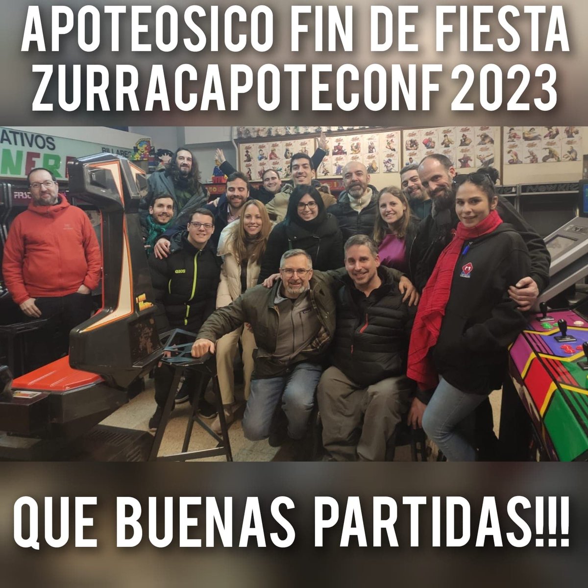 Un año más terminamos la ZURRACAPOTECONF 2023... Y en donde????? EN LOS RECREATIVOS😍🕹️🕹️🤭🕹️🤭😍😍🕹️🕹️🕹️COMO ANTAÑO... BRUTALLLLLLLLL