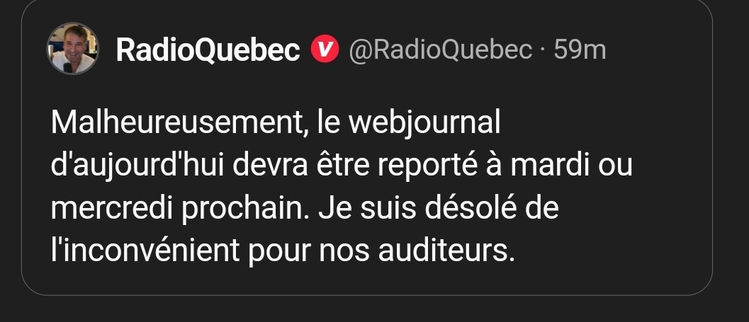 LaurentRoyerQc's tweet image. #WebJournal #RadioQuebec