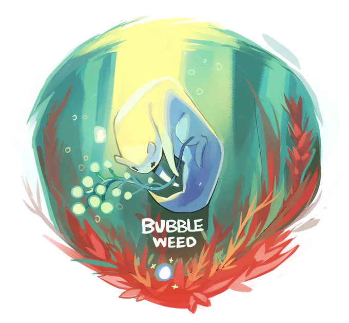 Bubble weed! #RWArtMonth #Rainworld 