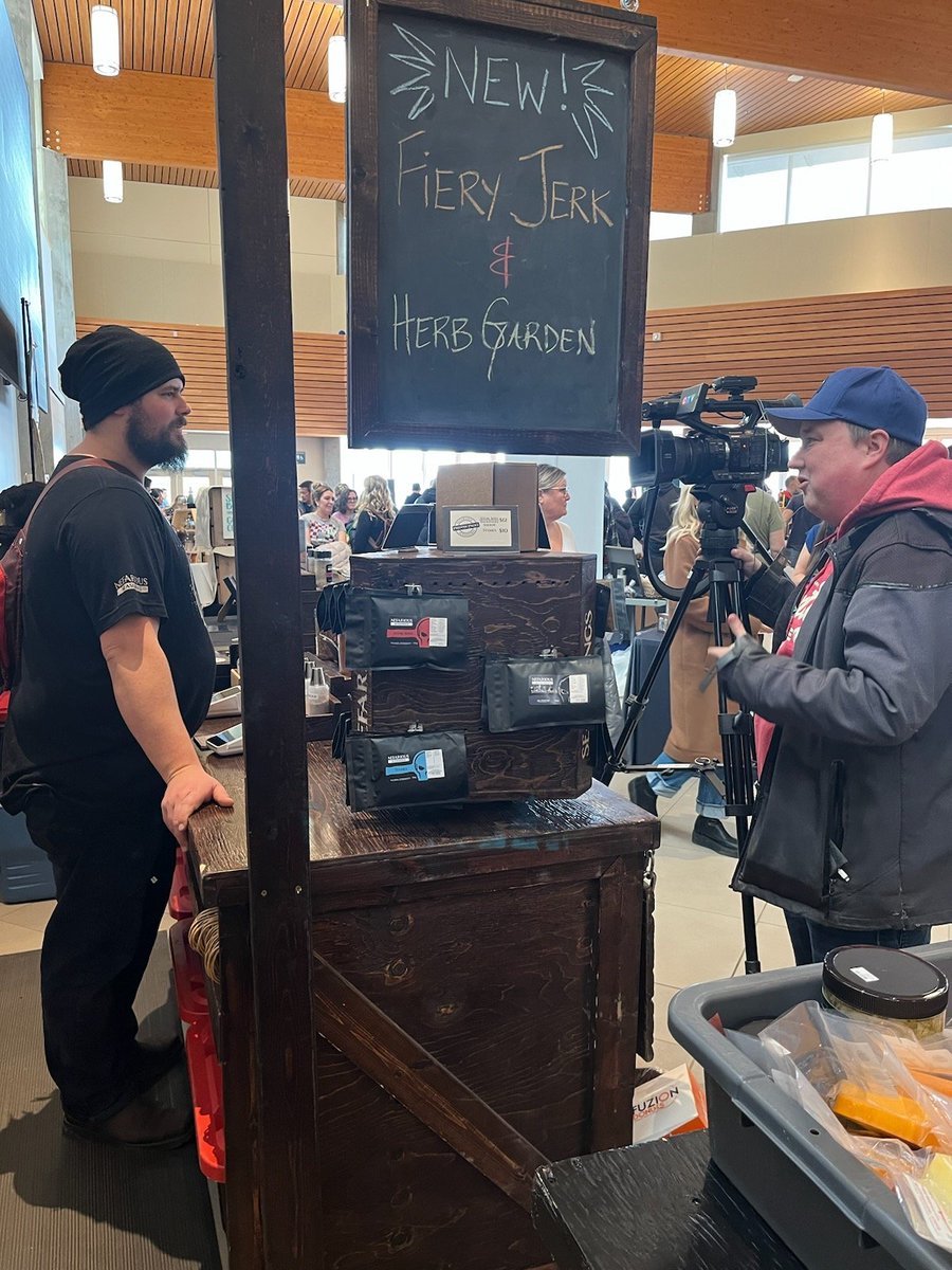 NefariousSpices's tweet photo. Nosh day 2 is running!

Check out @ctvedmonton news tonight at 6pm for our interview. Awesome to discuss our unique products &amp; this amazing market @WhollyHandmade 

#noshfoodfest #yegseasonings #localbusiness #yeglocal #wickedgood https://t.co/Tbpa47SuMm