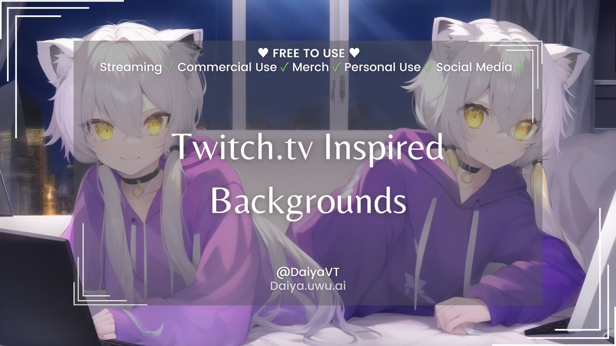 DaiyaVT's tweet photo. 🎨🖥️Twitch Inspired Backgrounds🖥️🎨
- Free for Commercial Use (Paid works, streams, etc OK!)  
- No Credit Required (But a link back is always appreciated!)
- Follow / RTs Appreciated 🥰

#VtubersUprising #VTuberAssets #vtuber #フリー素材 https://t.co/2mkkjrHKGx