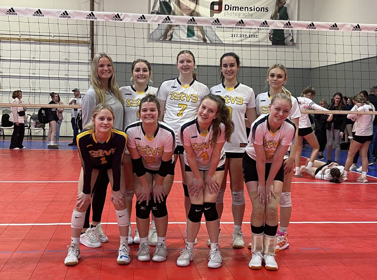 SEIVBC's tweet photo. Congrats 15 Meyer on going 3-1 and finishing 2nd at the Academy 317 Challenge #1!! 🎉🤩🏐 https://t.co/bw5GgQVfYI
