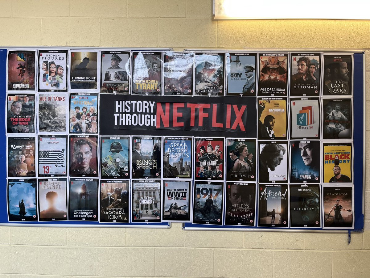 Reused and updated from last year 📺🎞️ History documentaries/films on Netflix #historyweek #histedchatie #JCHIST #LCHIST