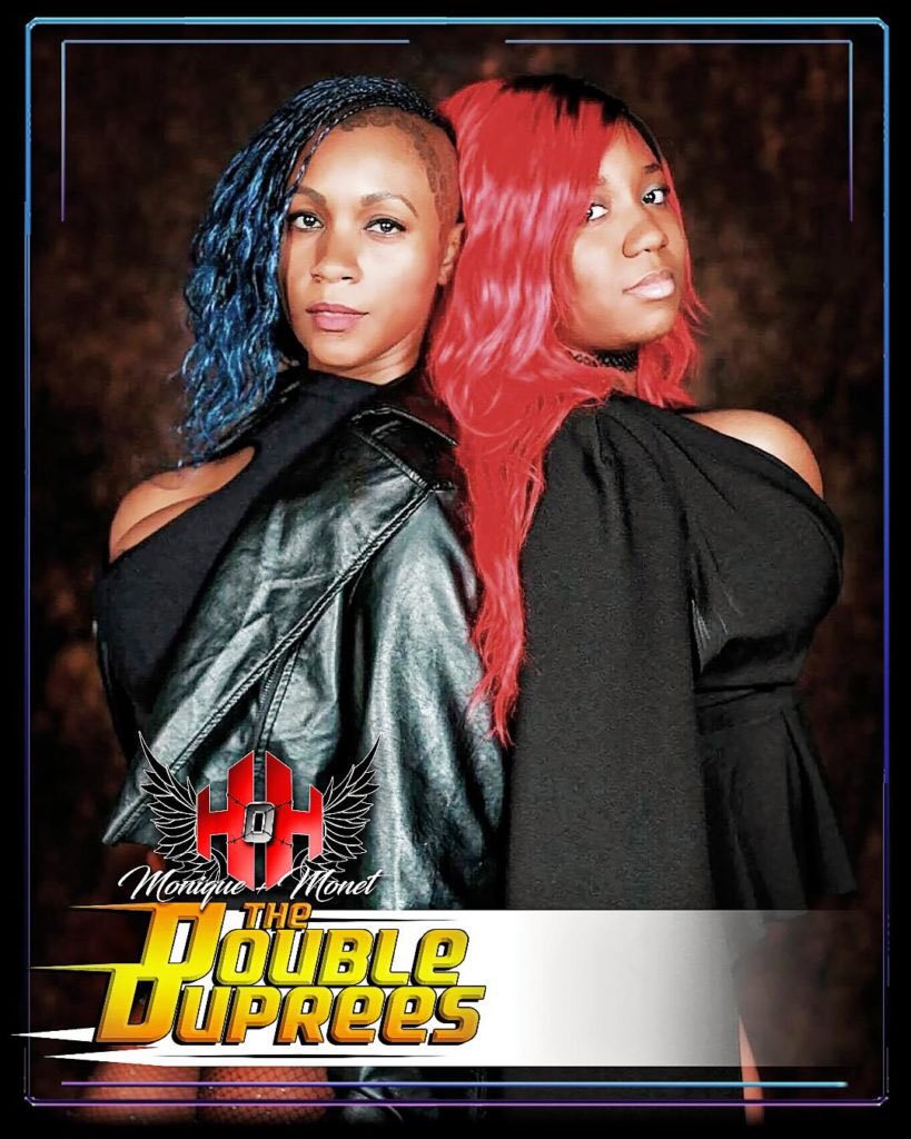 Love these baddies my favorite @HouseofHardcore wrestlers @Thaoriginalgata & @untamedxdesire #TheDoubleDuprees 😍😍🔥🔥