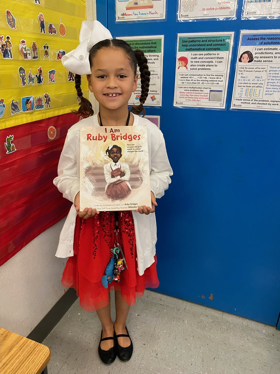 Read Across America Week 2023 - Read about and dress as a famous American. Ruby Bridges, Rosa Parks, and Coretta Scott King were among the many that were represented.