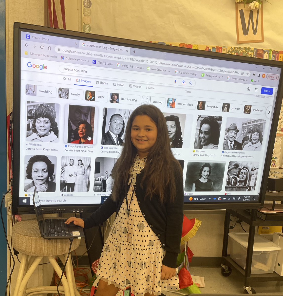 RothackerReads's tweet image. Read Across America Week 2023 - Read about and dress as a famous American. Ruby Bridges, Rosa Parks, and Coretta Scott King were among the many that were represented.