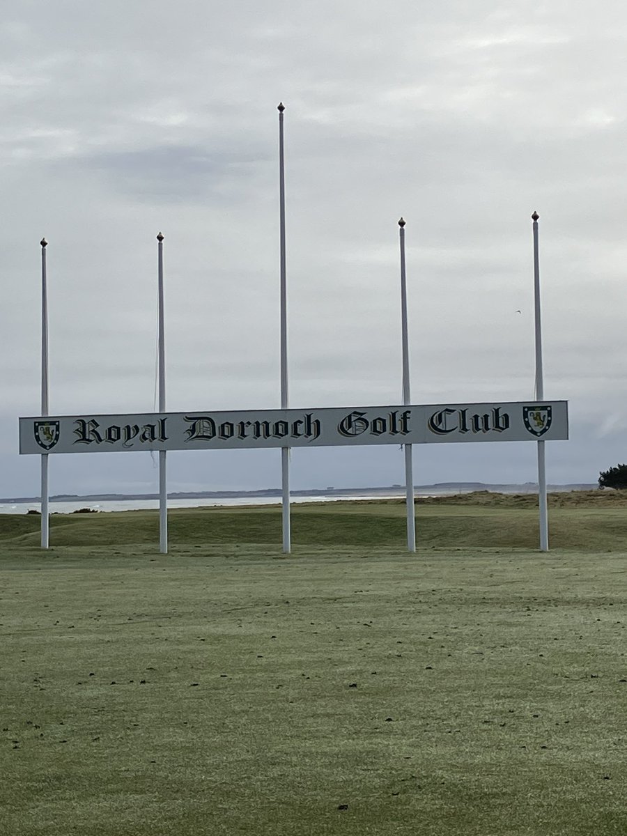 BShaw265's tweet photo. Couple of great days away at Links House in Dornoch celebrating 33 years married, unfortunately never managed a game ⁦@RoyalDornochGC⁩ did get a walk around the course, and it looks in great shape. https://t.co/3kNQFtMdbQ