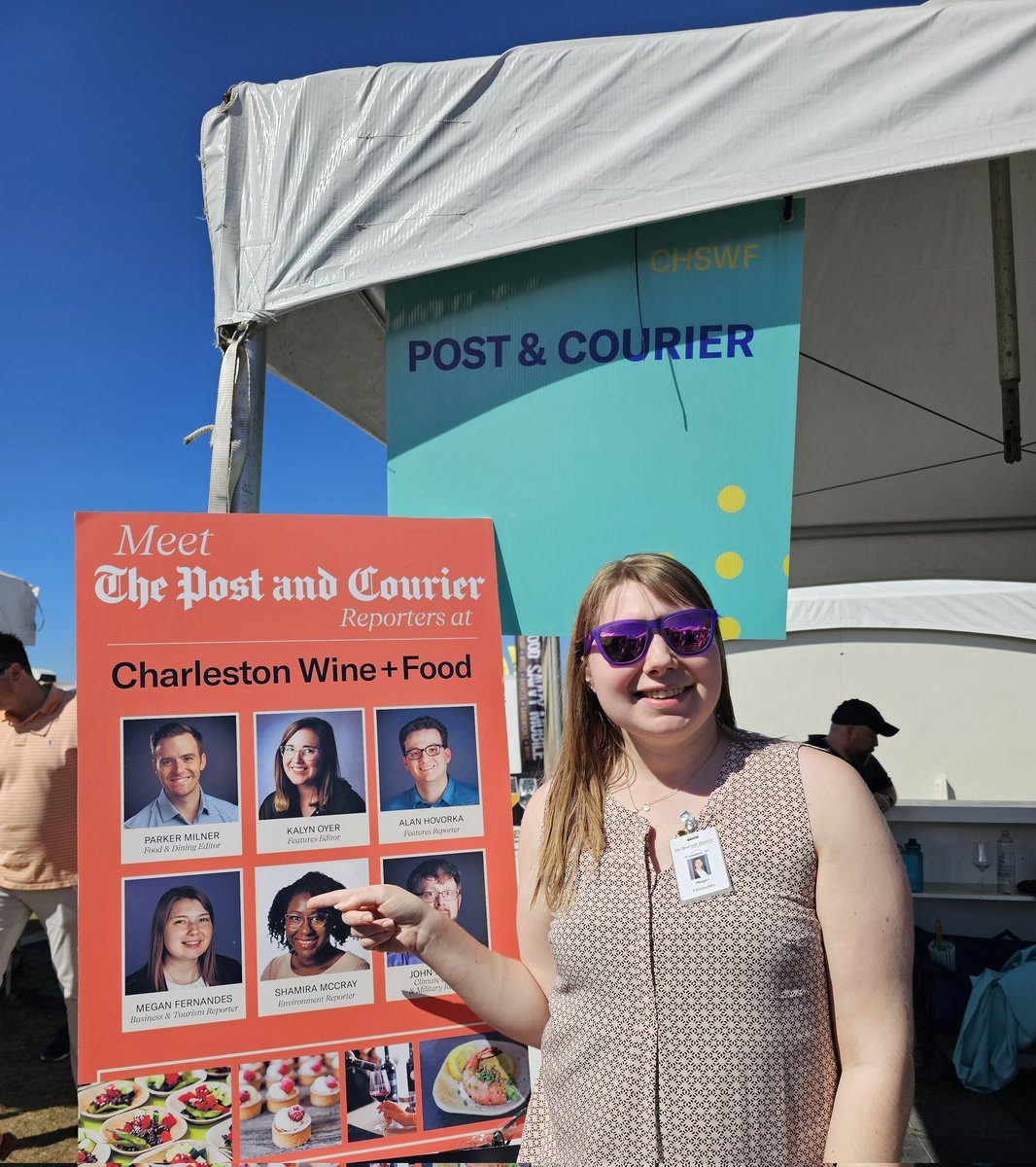 Meg__Fernandes's tweet photo. Come say hi! @postandcourier is at #chswf https://t.co/CM9JDboTc9