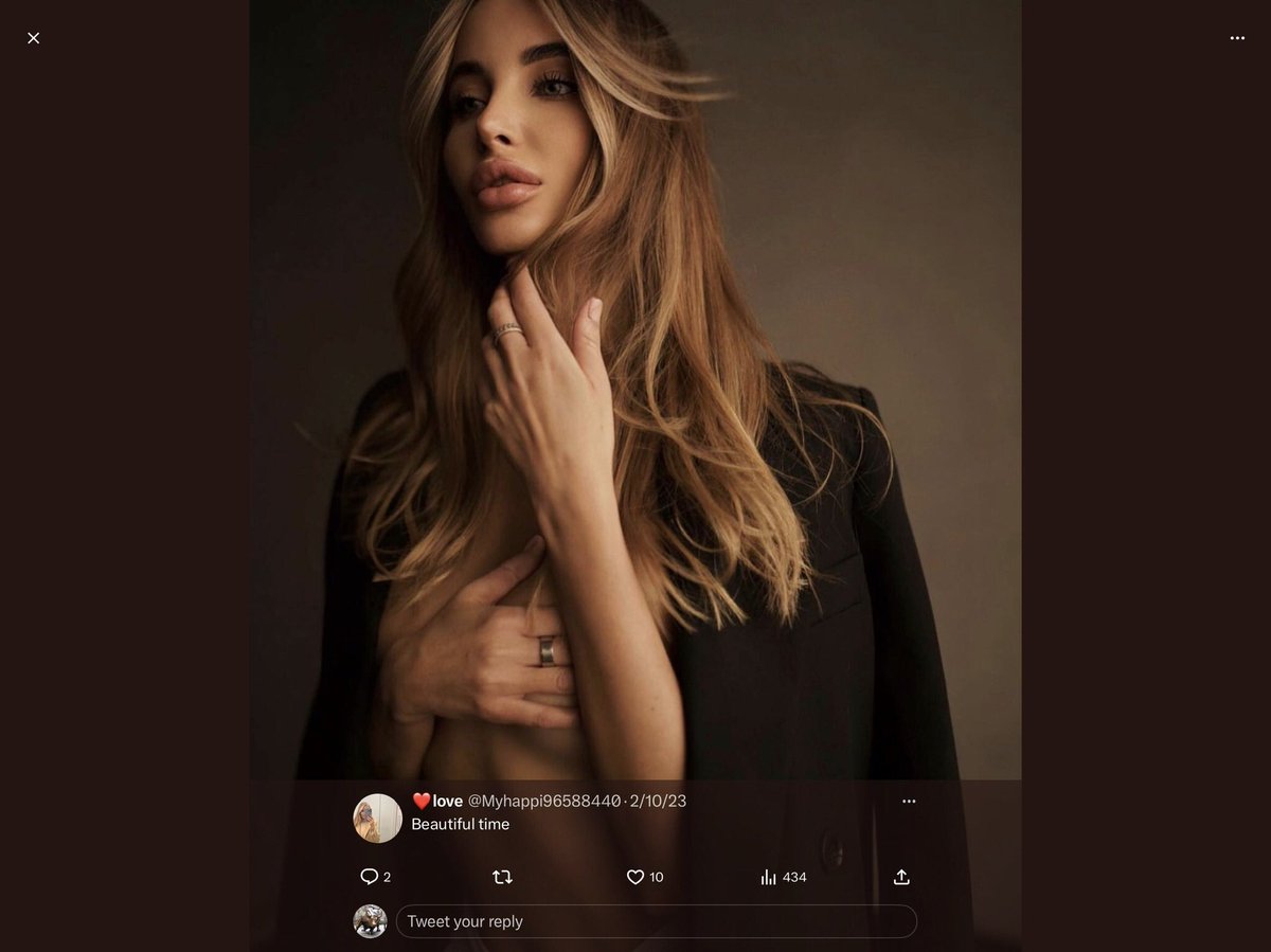 reallyjoelarsen's tweet photo. I believe I’m being extorted by @Myhappy96588440, otherwise known as ❤️love! She claims to be a French clothing designer out of LA. She writes like a sailor. She pushes people to download the ‘Defi Wallet’ do she can collect commissions. She says she looks like this:
Beware! https://t.co/A4Bom4U74g