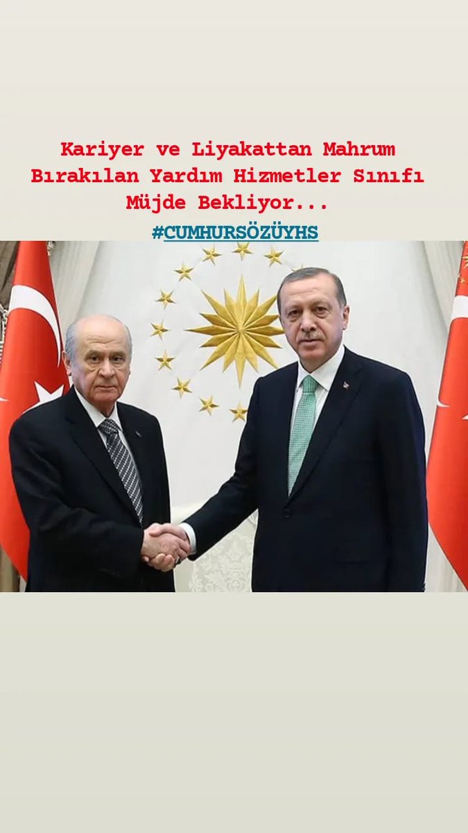 Yardımcı hizmetler sınıfı Anket lerde Değil Torba Yasada Olmak İstiyor. Cumhurbaşkanımız Syn Recep Tayyip Erdoğanı ve Devlet Bahçeli Bey'imiz Bizler Artık Beyaz Sayfa Açmak İstiyoruz. Cenk ettik Bu Kadro ile.Kabine den Müjde Gelir mi
<a href="/dbdevletbahceli/">Devlet Bahçeli</a> <a href="/RTErdogan/">Recep Tayyip Erdoğan</a>
#CumhurSözüYHS