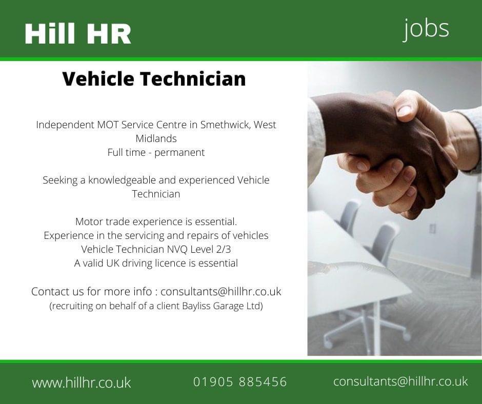 #westmidlandsjobs #smethwick #vehicle #vehicletechnician #garagejobs