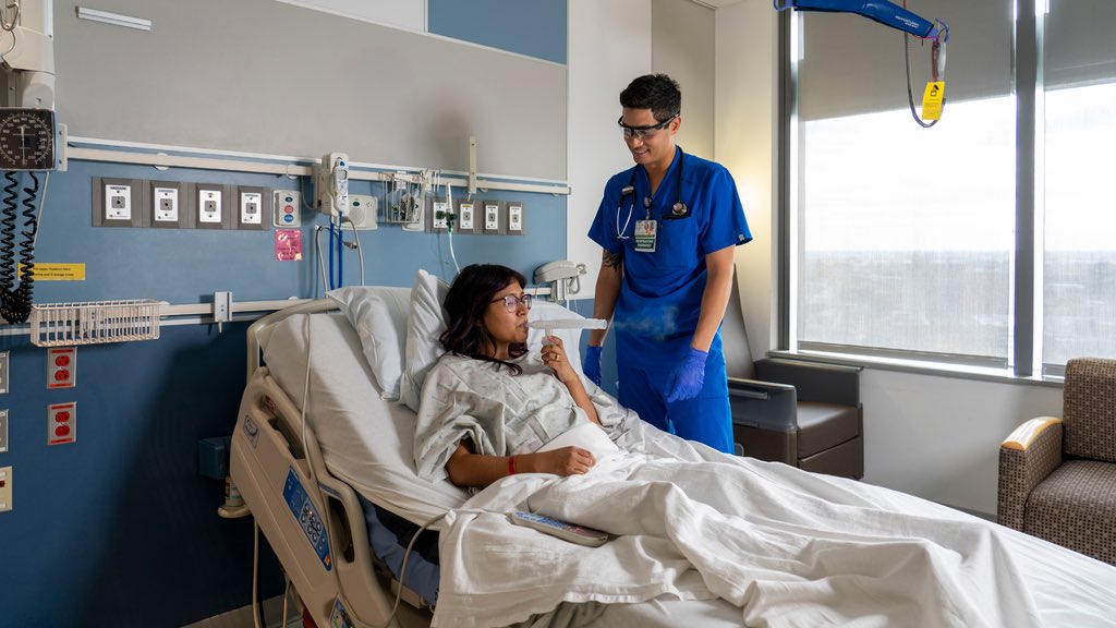 #RespiratoryTherapists care for patients on ventilators, provide aerosol-based medications, manage artificial airways, assess lung capacity, and keep patients breathing. We need #MoreRTs -- will you join me?? bit.ly/3zObJb5
#WorldNeedsMoreRTs #NBRCambassador <a href="/NBRC_tweets/">The National Board for Respiratory Care - NBRC</a>