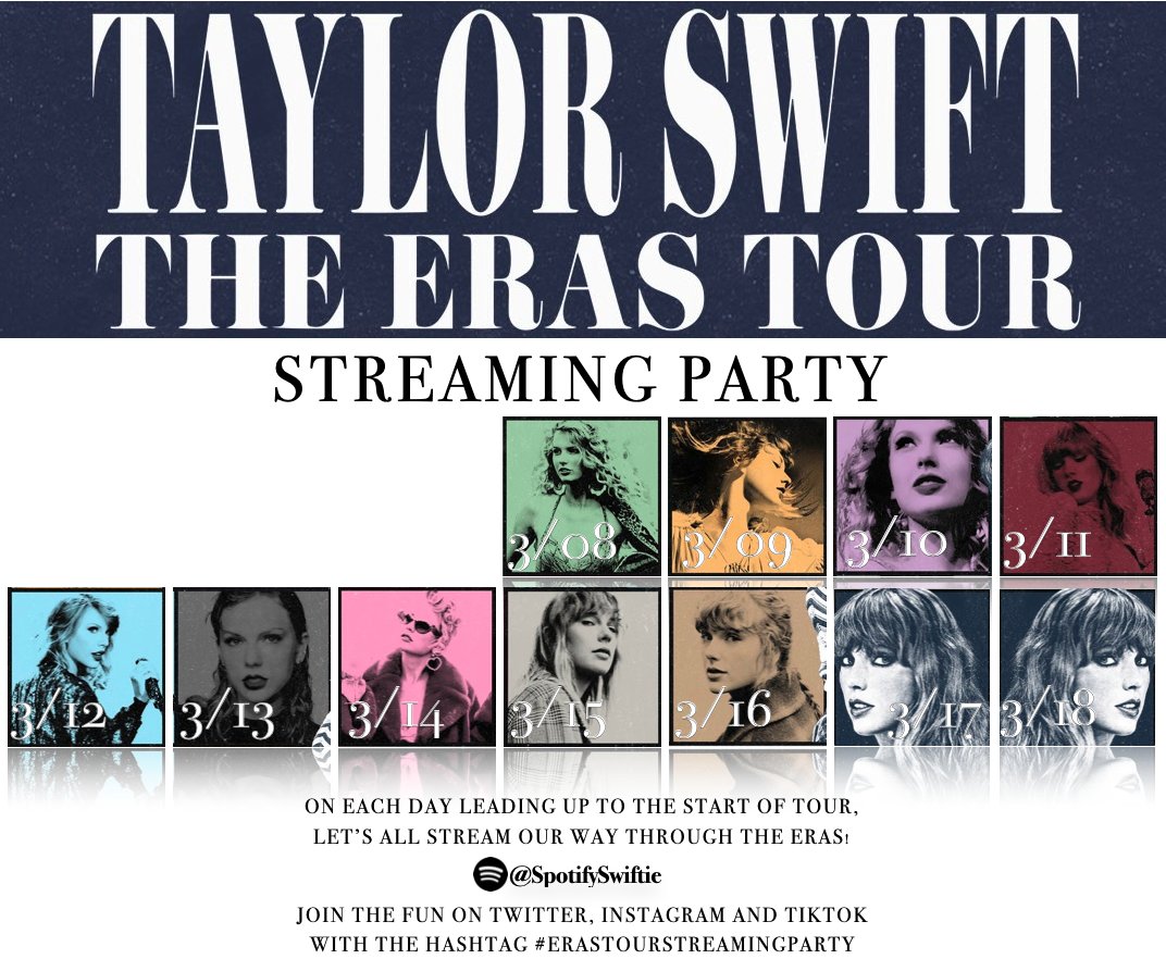 Taylor Swift The Eras Tour on Twitter "RT SpotifySwiftie With 12