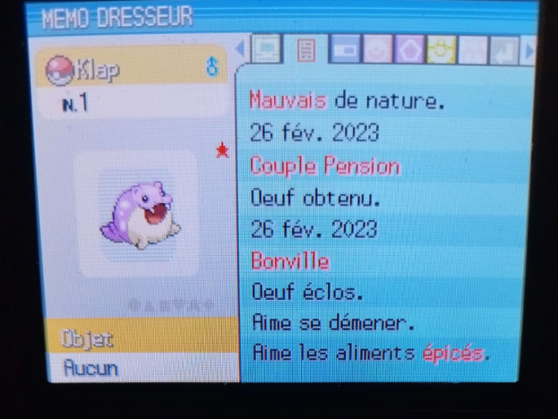 Baiitho's tweet photo. ✨Shiny Spheal✨after ONLY 15 eggs hatched in Pokémon Pearl ! 

I'm so shocked ! It's always fun to take more time to prepare a hunt than to find the shiny :D ! https://t.co/Jp07u5bdR4