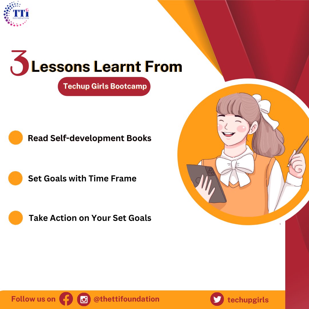Monso03's tweet photo. Still yet to discover yourself?

Discovering oneself is a very hard thought.

To discover yourself better, you've got to discipline yourself.

Write goals for yourself and work on them.

Check below 👇 for more details.

#techupgirls  #thettifoundation #thewcommunity https://t.co/k8M4VghKg3
