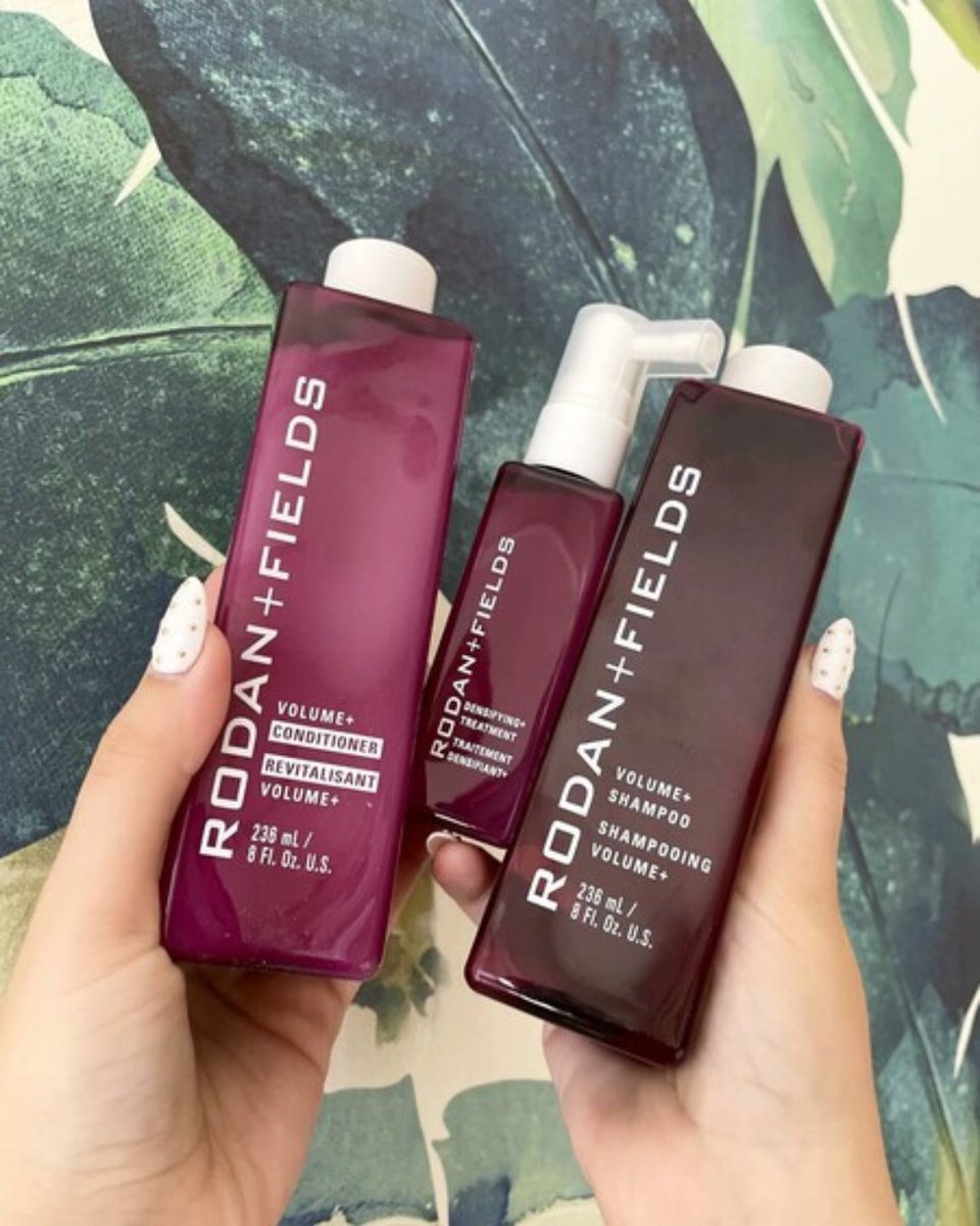 RodanFieldsHQ's tweet photo. More volume? Say no more! π
Our Volume+ Regimen helps improve scalp health while replenishing + repairing thin, flat strands for thicker, more voluminous-looking hair instantly and over time.
Shop now: https://t.co/zzcu43uulQ
#RodanandFields #RfVolumeRegimen #Scalphealth https://t.co/D7uXXFuwKJ