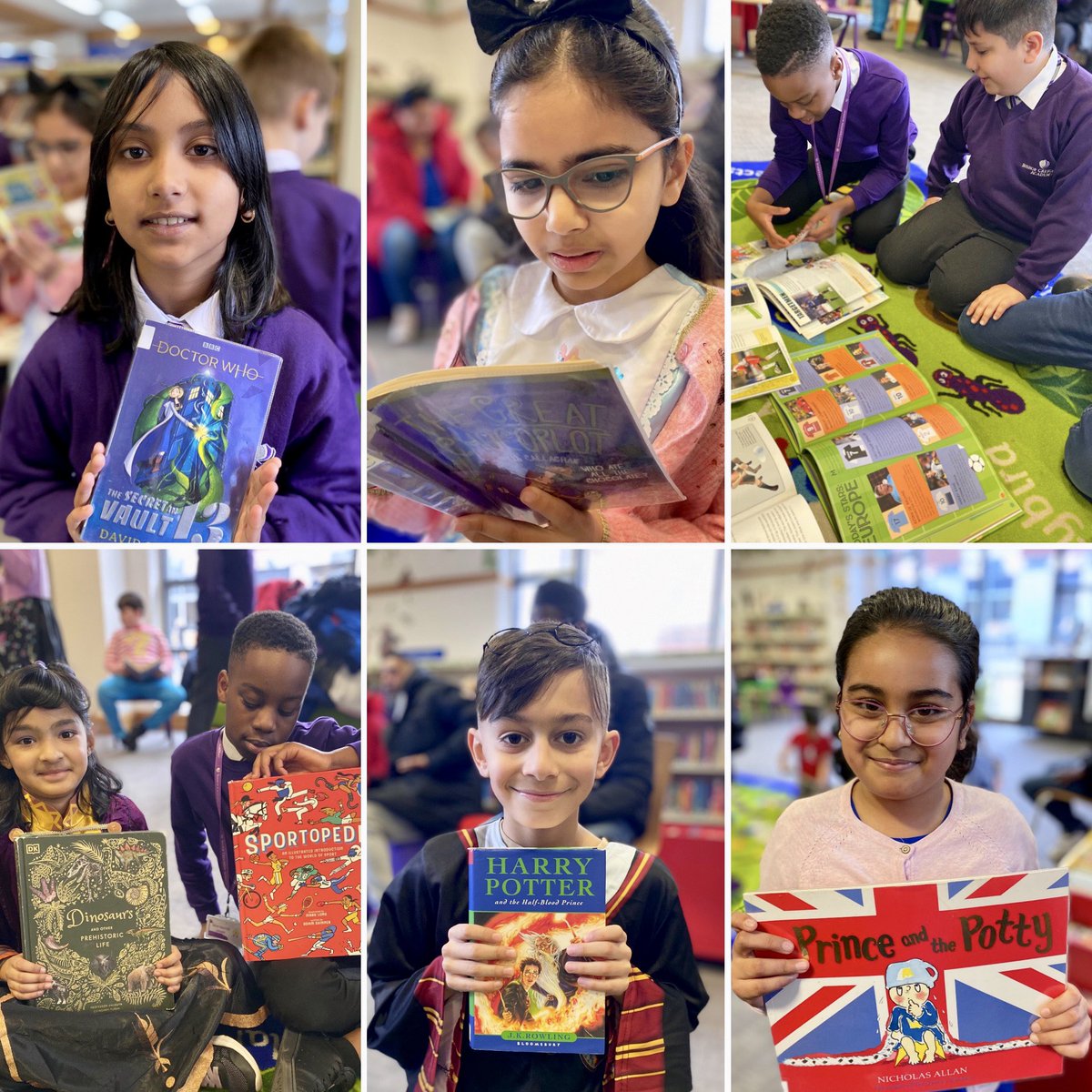 BCA_Academy's tweet photo. Our Year 4 #BCASuperheroes loved their visit to @PboroLibraries on @WorldBookDayUK 📚 They got to ask questions about the library, take part in a scavenger hunt &amp; had the opportunity to read &amp; borrow some great books! 😊 @GreenwoodAcad #lovereading https://t.co/7qQkUTObAO