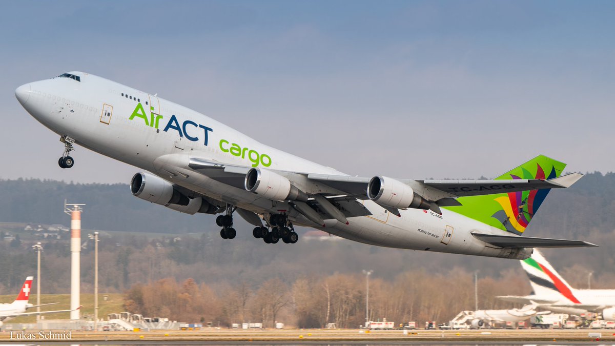 aviation_schmid's tweet photo. ACT Cargo / Boeing 747-400F / TC-ACG / ZRH - 5.3.23
#AvGeek #planespotting #planes #planespotter #aviation #aviationphotography #spotting #ZRH #ZRHAirport #ZRHmovements #boeing #jumbo #actcargo #tcacg https://t.co/k1iui04NlI