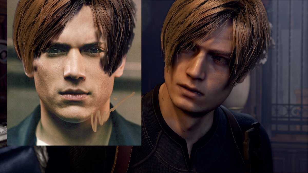 No one fits better as Leon S. Kennedy than Wentworth Miller. #RE4Remake #re4 #leonskennedy #wentworthmiller