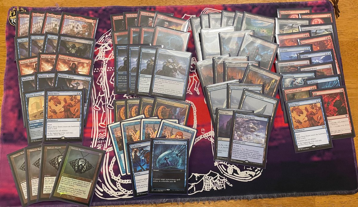 david_frischer's tweet photo. Lost 2 win and ins in a row at the end after starting day two 3-0 to burn out and finish top 32 :(. Still a deece finish at #SCGCHAR with Murk though.
Matchups below👇 https://t.co/mpGqQvbInV