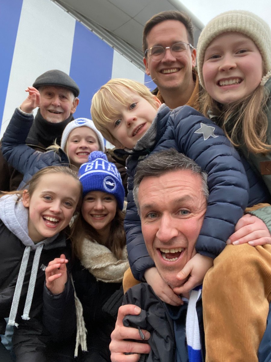 BBoiling's tweet image. After flying over on @flynorse I spent Saturday afternoon at my favorite UK destination, the AMEX stadium, watching @OfficialBHAFC stroll to another 3 points. First game for a few of my kids and nieces too!