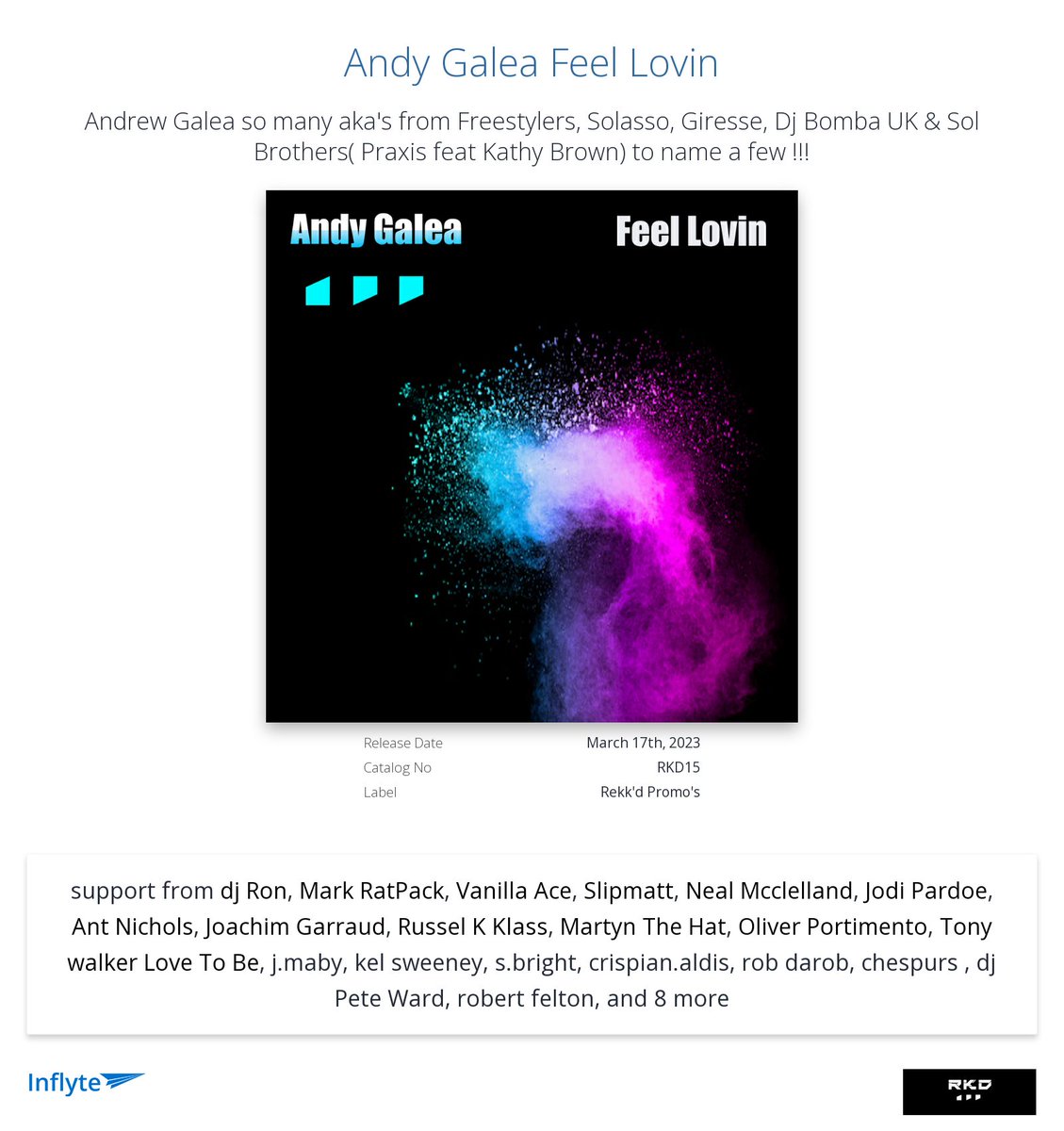 Cheers <a href="/vanillaace1/">WyldCard Records</a> for the review "Fun one "
inflyteapp.com/r/x96cnu