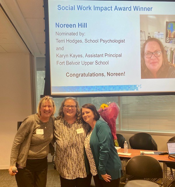 We'd like to kick off School Social Work Week by recognizing our Social Work Impact Award nominees and Noreen Hill, the award recipient. We are grateful for all of our school social workers and the contributions they make to their school communities. #SSWWeek2023 #WeRise2023