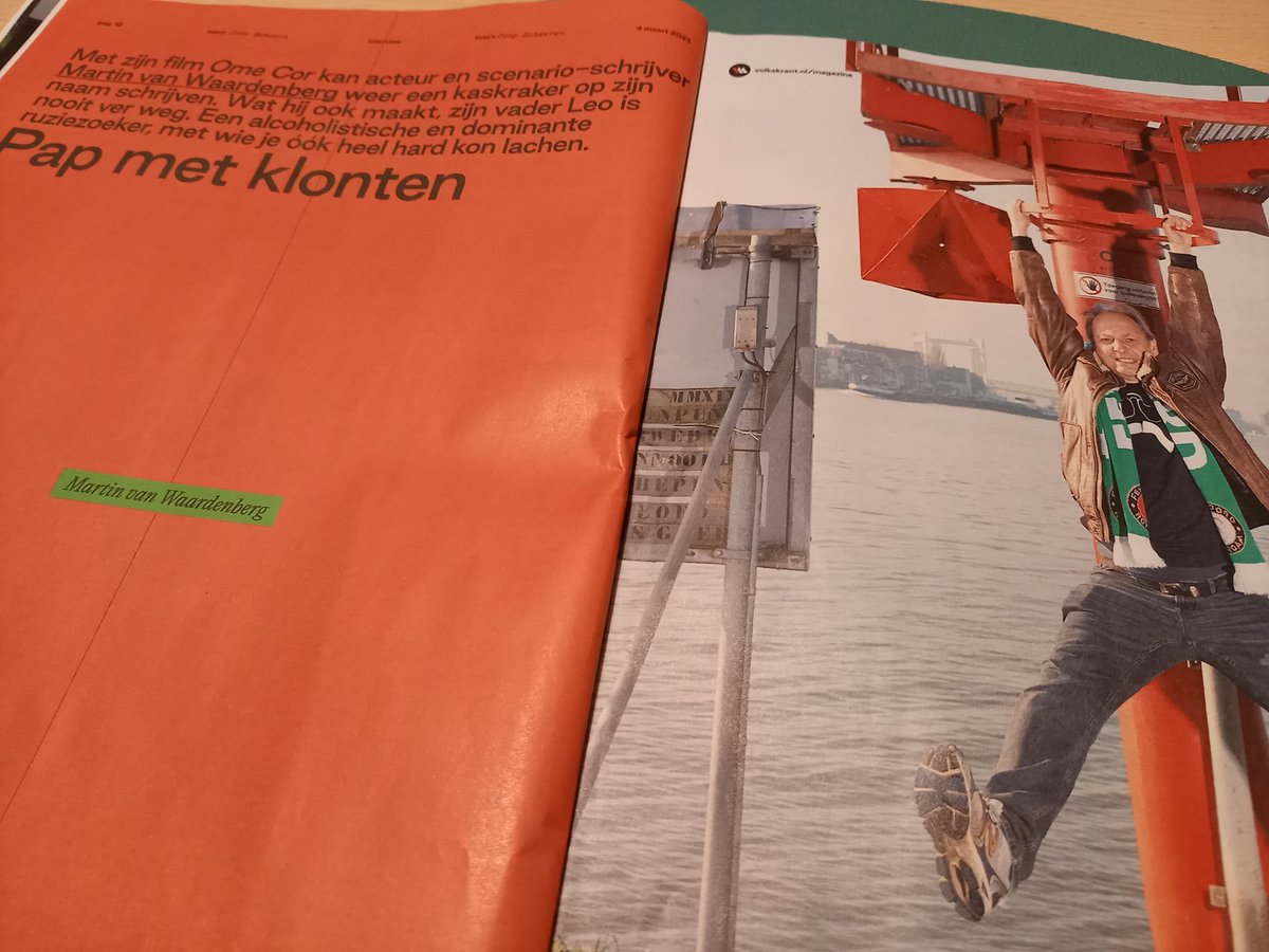 Prachtverhaal met Martin van Waardenberg in VK MAGAZINE van <a href="/johnschoorl/">John Schoorl</a>! Ik zeg: meer John Schoorl in het magazine! #teamJohnSchoorl