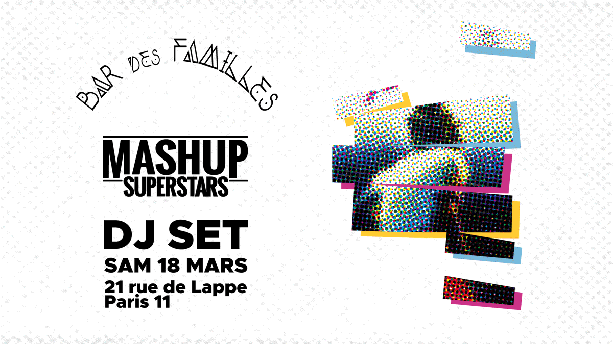 Oubliez la Saint Patrick, le seul évènement du mois de mars c'est qu'on mixe au Bar des familles (Paris) samedi 18 ! On a bien envie de faire découvrir nos nouveaux mashups ! Surtout ceux avec Aya Nakamura.
fb.me/e/4FG4SmGgU