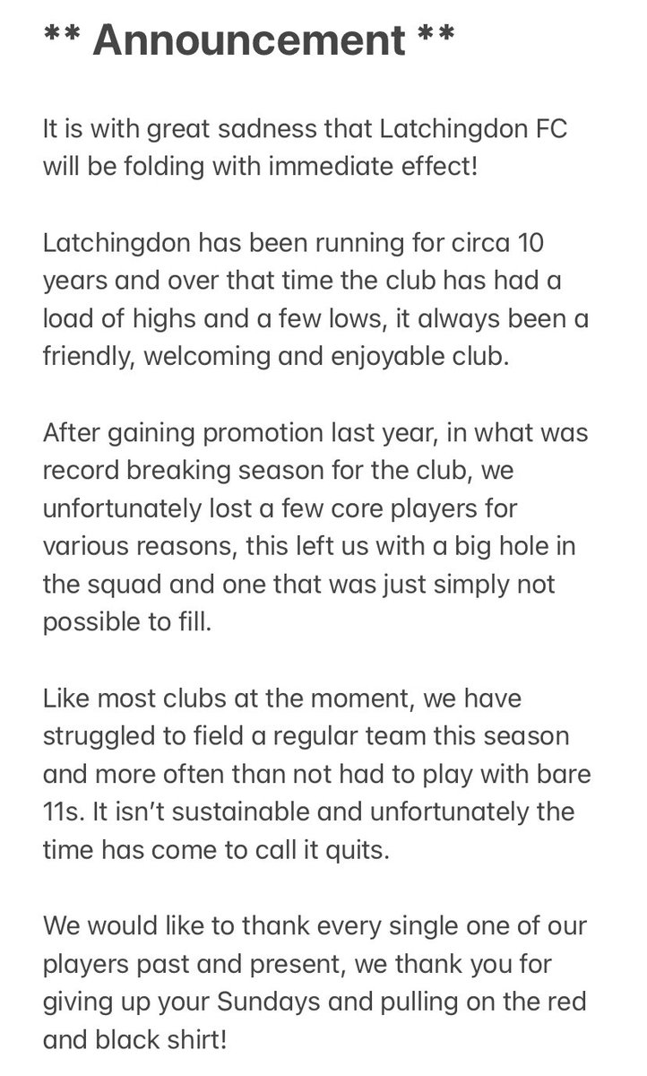 Latchingdon FC tweet media