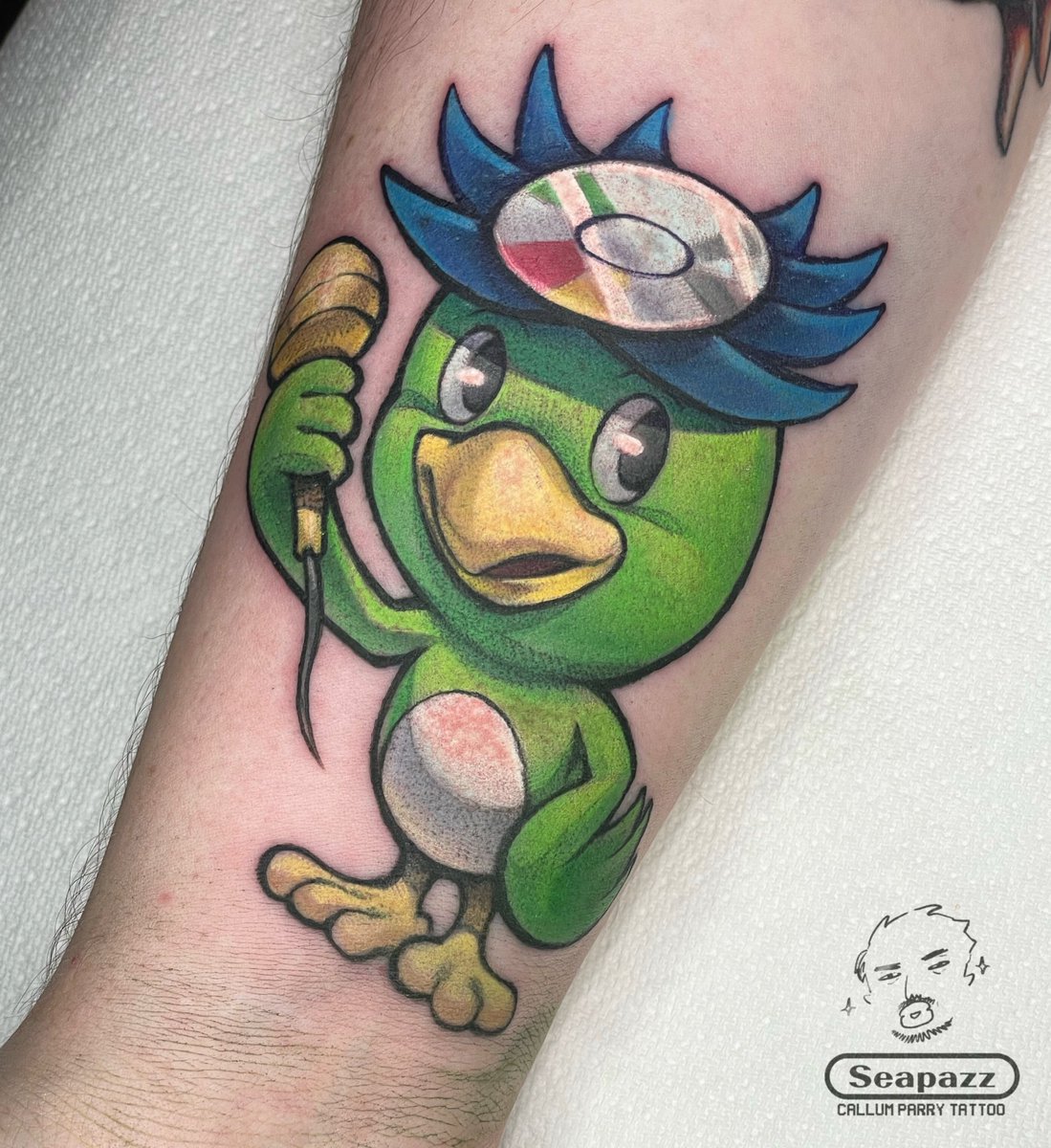 seapazz's tweet photo. Kara-Kappa from the Yakuza karaoke mini games 
#art #tattoo #electrumink #animetattoo #gamerink #gamertattoo #yakuza #likeadragon #LikeaDragonIshin #yakuza0 #yakuzatattoo #ryugagotoku https://t.co/1h37vZNhyn