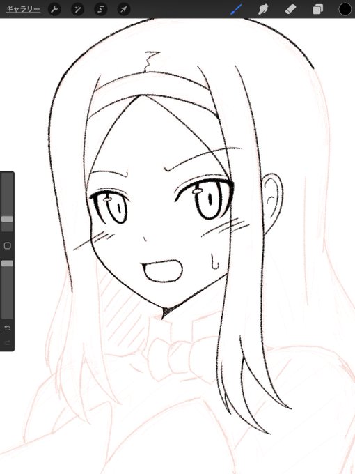 この目のフミカネ大僧正の目の描き方大好きなんだけど、自分の技術不足でアオリフカンに対応できないのがつらい。 