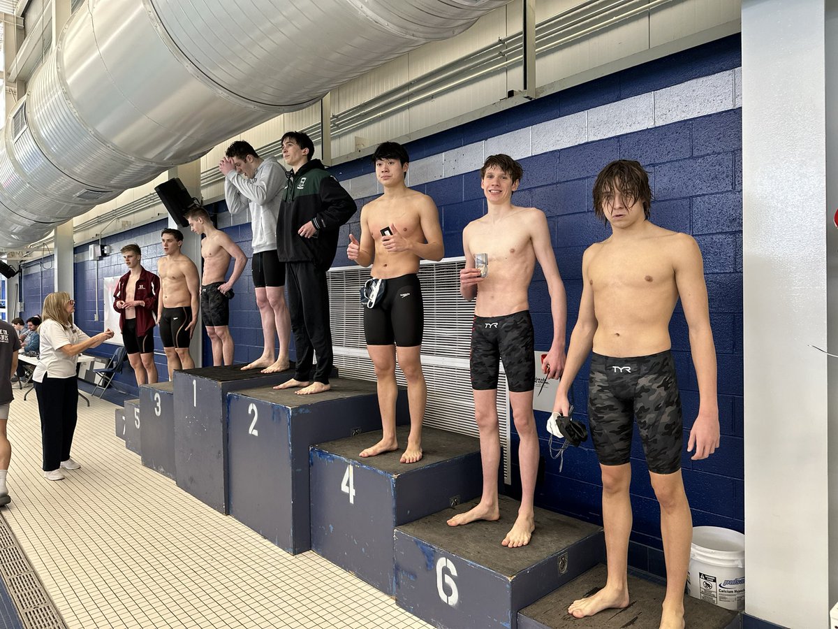 Tre Cottrell back at it!!! He takes 6th place in the state of NJ in the 100 Freestyle, going 46.68 🔥🔥