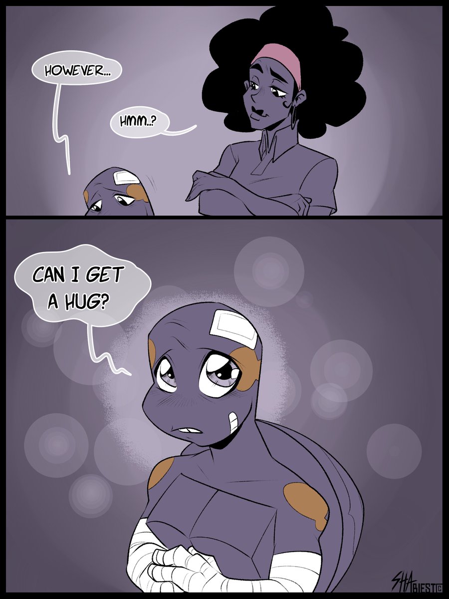ShaBiest's tweet photo. (1/3)

["Mom, I can explain - Mikey"]

Last update! I will be taking a break from twitter after this for a while, don't know how long yet. 

#rottmnt #riseofthetmnt #micecomic https://t.co/6gS8KG2z9X