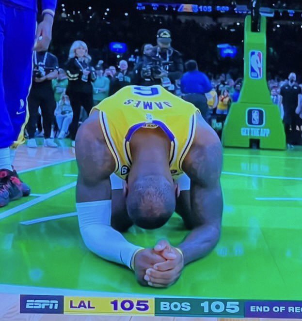 <a href="/KingJames/">LeBron James</a> LeDissapointed after he woke up during the best part of the dream