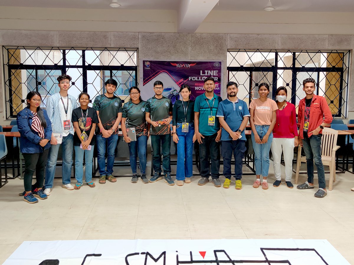 KIITUniversity's tweet photo. Congratulations to KIIT Robotics Society for their amazing win in the Advaita Line Follower Bot Race hosted at IIIT Bhubaneswar. We are proud of you! https://t.co/8IndrIg25a