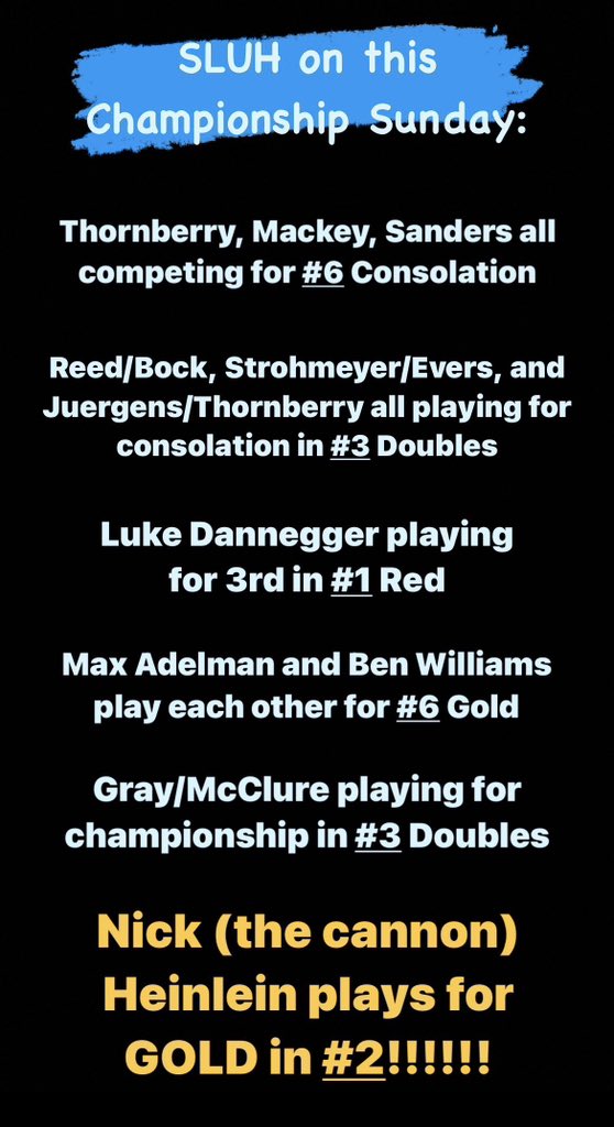 SLUH Racquetball tweet media