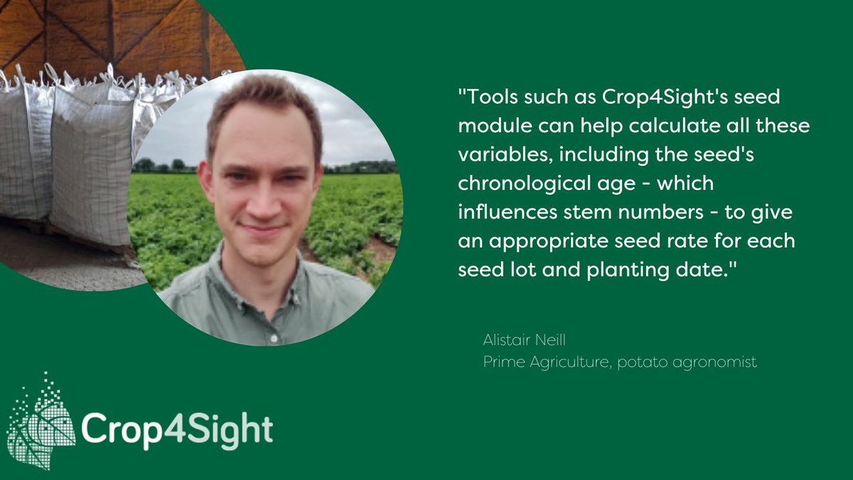 crop4sight's tweet photo. It was great to see #Crop4Sight in Alistair-Neill’s 4 tips for successful potato establishment this spring. Read the full article on @FarmersWeekly here: https://t.co/K1shi1zAzQ #Potatoes #Agronomy https://t.co/kXU5fVdSRY