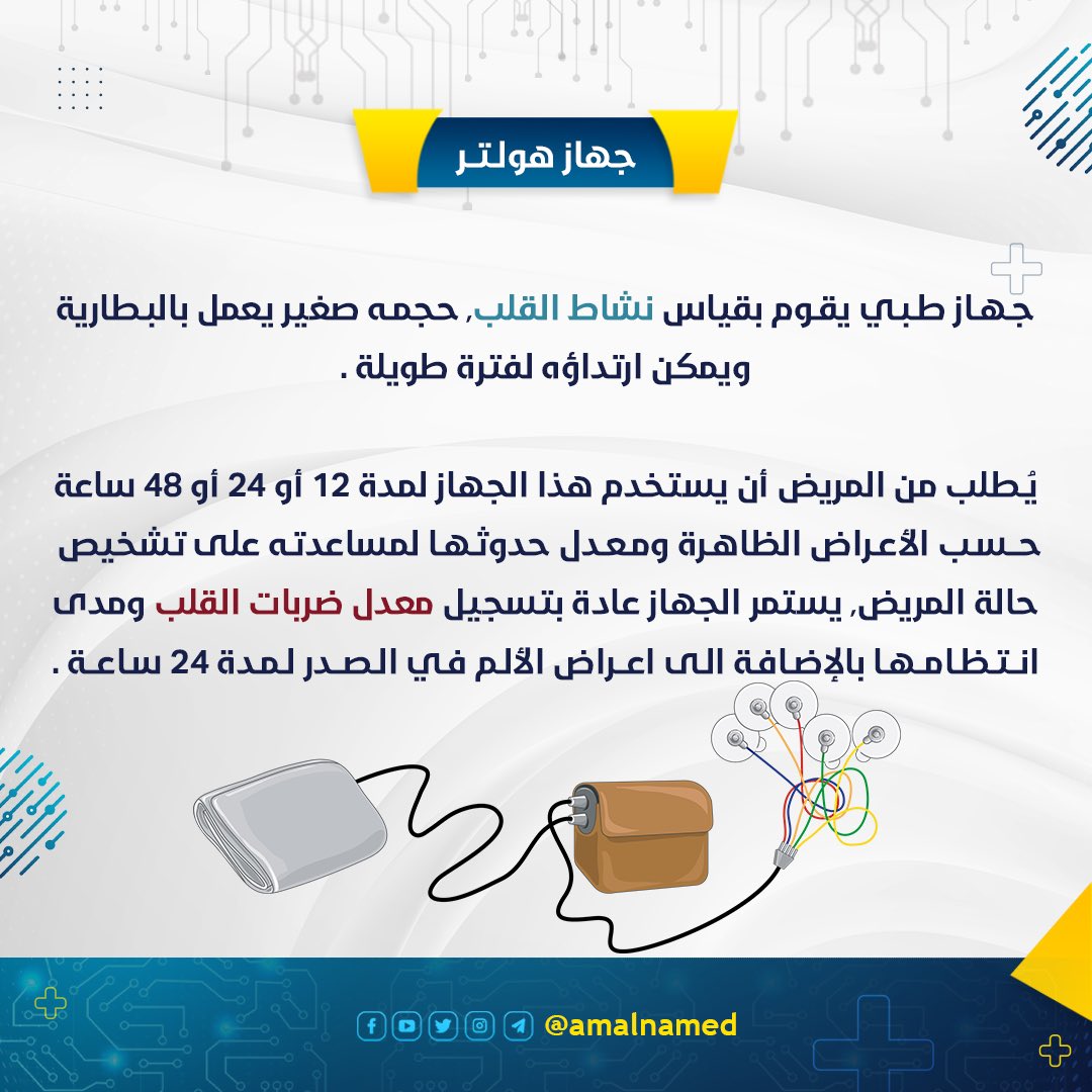 amalnamed's tweet photo. جهاز هولتر الجزء الاول 
.
.
.

#holtermonitor #holter #جهاز_هولتر #هولتر #القلب #هندسة_طبية #الهندسة_الطبية #biomedical #biomedicalengineering #biomedicalengineer https://t.co/PPHlgpe4lu